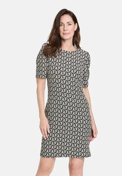 Легкое платье GEMUSTERTES MIT PUFFÄRMELN Gerry Weber, черный