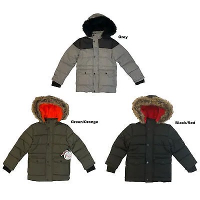 Пуховик для малышей от Mark Boys Favorite, капюшон из искусственного меха