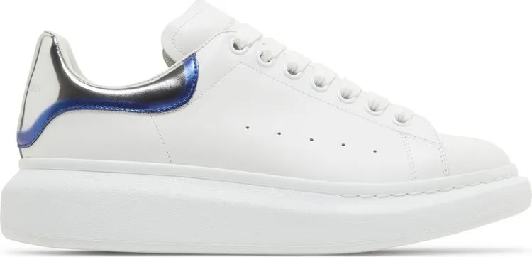 Кроссовки Alexander McQueen Oversized Sneaker 'White Silver Blue', белый