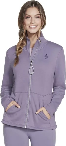 Куртка Gosnuggle Jacket SKECHERS, цвет Grey/Purple