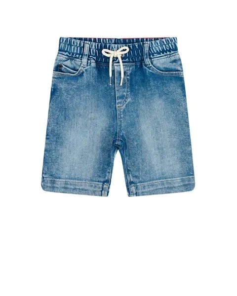 Шорты из денима с контрастным карманом Little Marc Jacobs детские