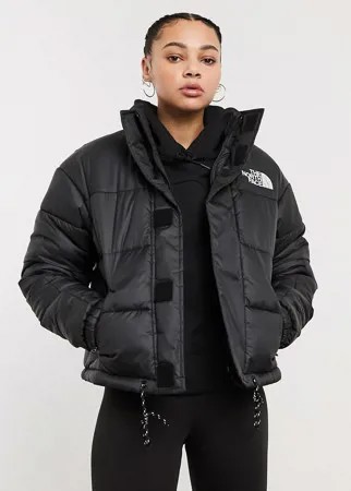 Черный пуховик The North Face