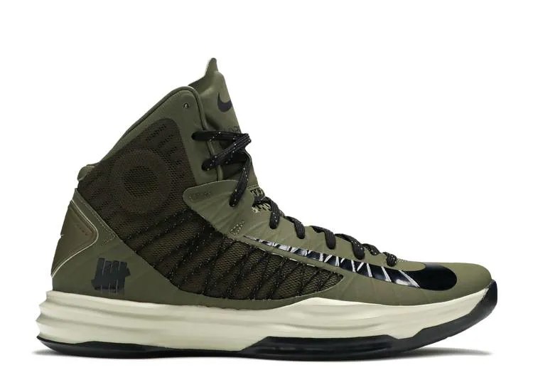 Кроссовки Nike UNDEFEATED X HYPERDUNK SP 'OLIVE', оливковый