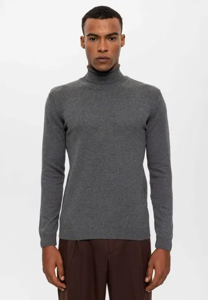 Свитер вязаный TURTLENECK Antioch, цвет smoked