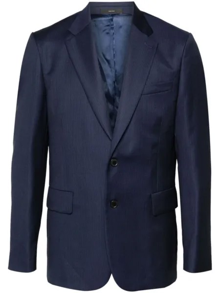 Paul Smith однобортный пиджак в тонкую полоску, синий