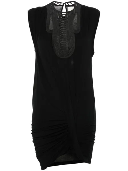 ISABEL MARANT платье Zelmira в технике макраме, черный