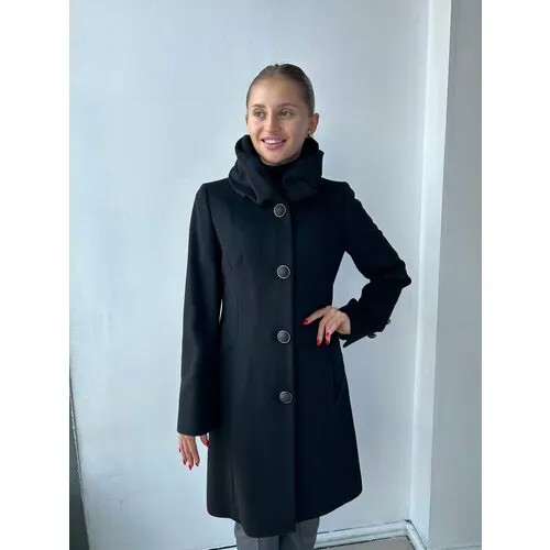 Пальто, размер 42, черный