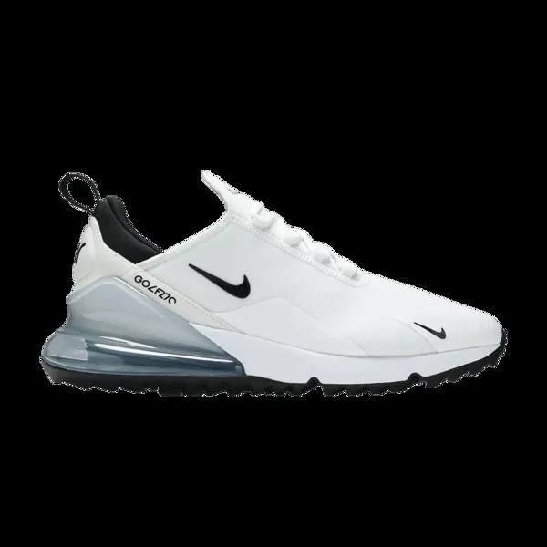 Мужские туфли для гольфа Nike Air Max 270 G White Pure Platinum Black CK6483-102 размер 11,5