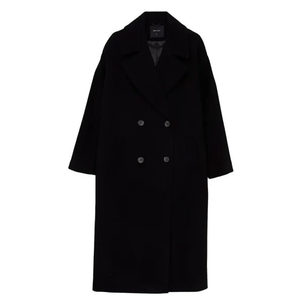 Пальто LCW Vision Jacket Collar Straight, черный