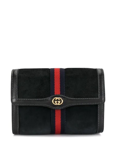 Gucci Pre-Owned клатч Accessory Collection Sylvie с отделкой Web