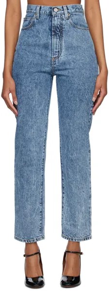 Синие культовые джинсы ALAÏA