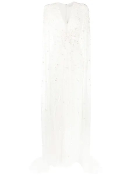 Платье Sweet Wonder с пайетками Jenny Packham, белый