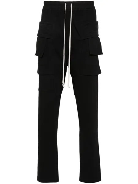 Rick Owens DRKSHDW зауженные брюки карго Creatch, черный