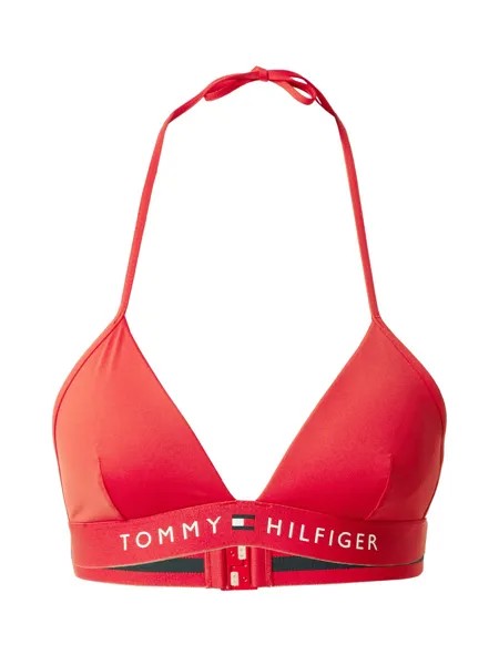 Треугольный топ бикини Tommy Hilfiger, красный