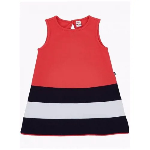 Платье Mini Maxi, модель 1381, цвет коралловый, размер 104