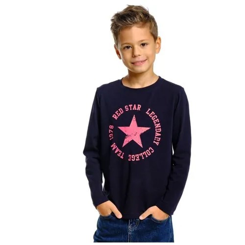 Лонгслив для мальчиков Mini Maxi, модель 2833, цвет синий, размер 122