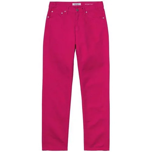 Джинсы Carhartt WIP Джинсы женские Carhartt WIP W' Page Carrot Ankle Pant (pink garment dyed)