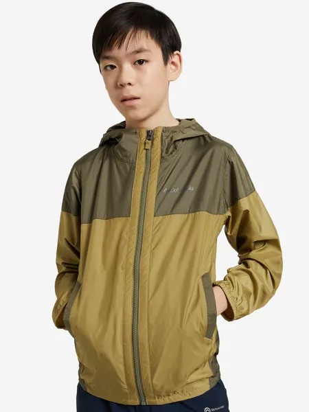 Ветровка для мальчиков Columbia Flash Challenger Windbreaker, Зеленый