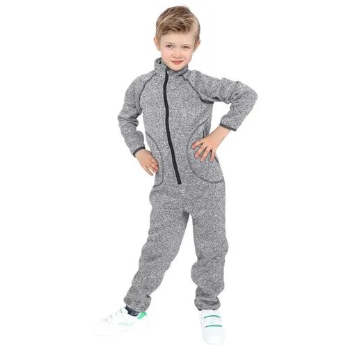 Термобелье комбинезон UKI Kids, флис, размер 104, серый