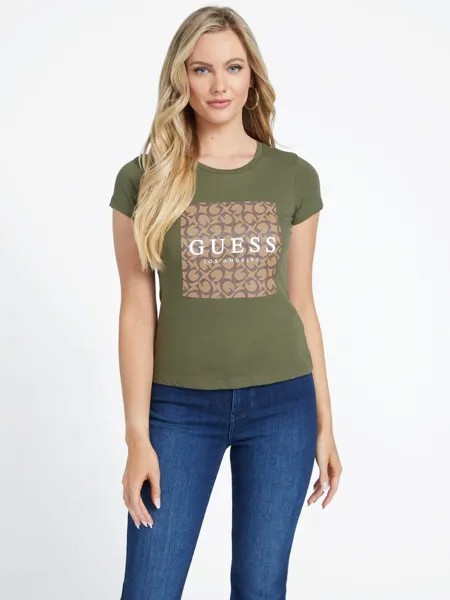 Футболка с логотипом Orley Guess Factory, цвет Dusty Sage