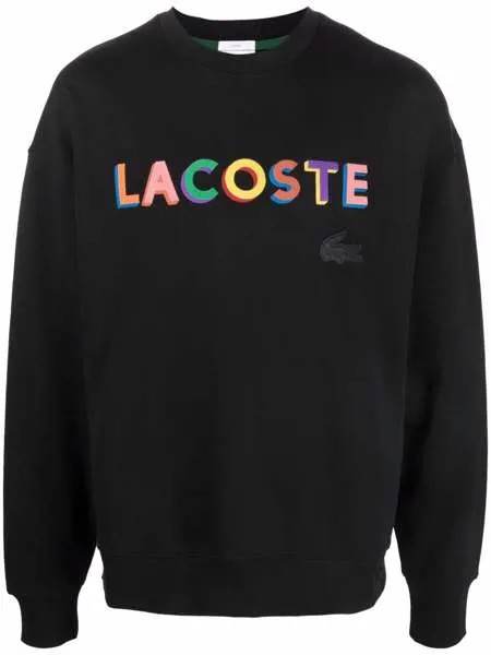 Lacoste Live флисовая толстовка L!VE с вышивкой