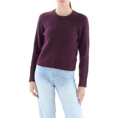 RE/DONE Женская трикотажная рубашка в рубчик с круглым вырезом, пуловер, свитер, топ BHFO 6988