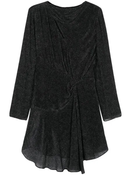 ISABEL MARANT платье Selma с драпировкой, черный