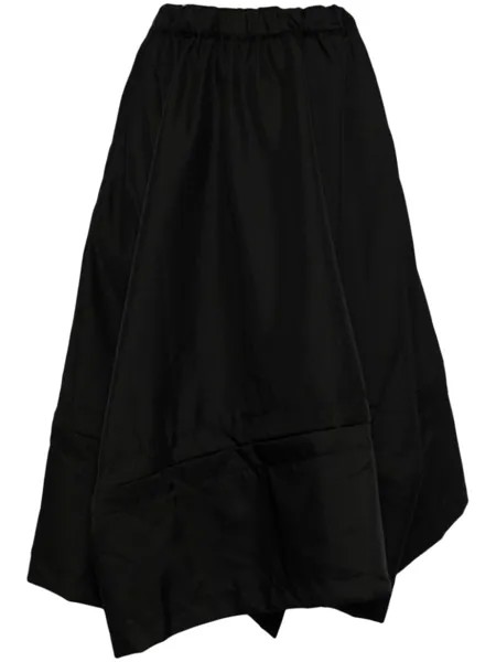 Юбка асимметричного кроя с двойной грудью Comme Des Garçons, черный