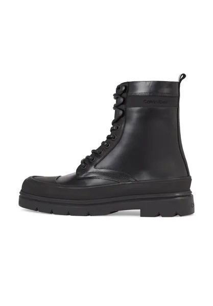 Ботильоны на шнуровке LACE UP Calvin Klein, ck black