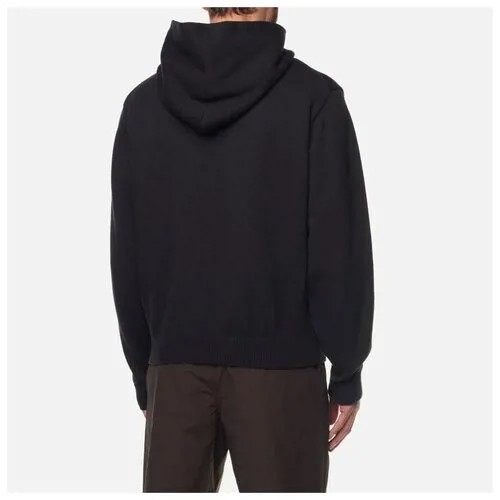 Мужской свитер thisisneverthat Arch-Logo Knit Hoodie чёрный, Размер M