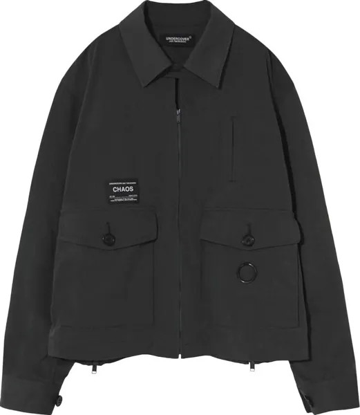 Поло Undercover Blouson 'Black', черный