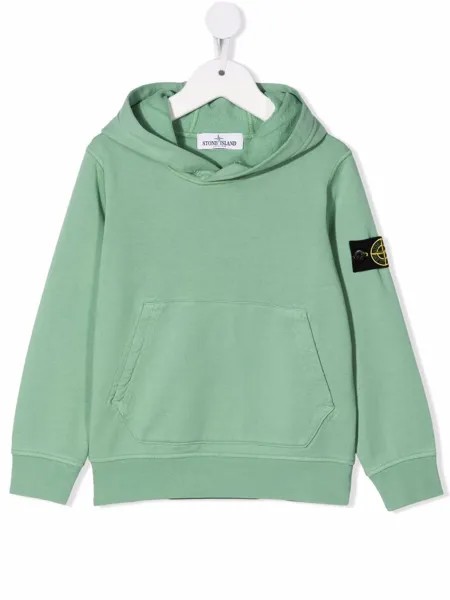 Stone Island Junior худи с нашивкой-логотипом Compass