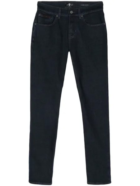 7 For All Mankind зауженные джинсы Slimmy, синий