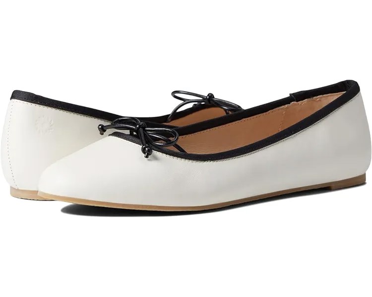 Балетки Jack Rogers Serena Round Toe Ballet, цвет Bone/Black