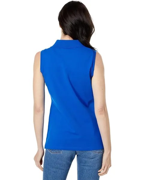 Поло Tommy Hilfiger Sleeveless Solid Polo, цвет Cerulean