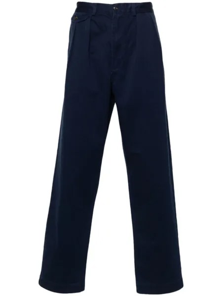 Polo Ralph Lauren брюки с нашивкой-логотипом, синий