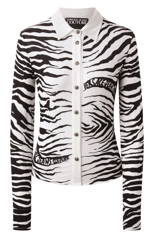 Рубашка из вискозы Versace Jeans Couture