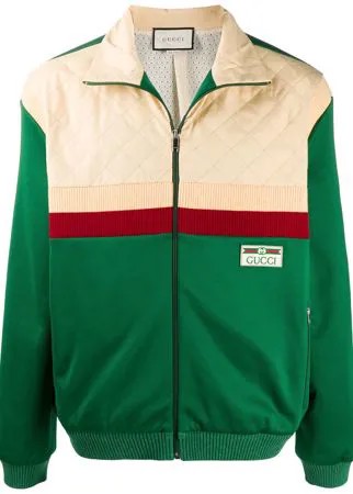 Gucci бомбер в стиле колор-блок