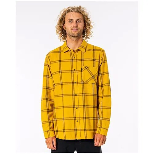 Рубашка Rip Curl CHECKED OUT L/S FLANNEL, цвет 1041 MUSTARD, размер L