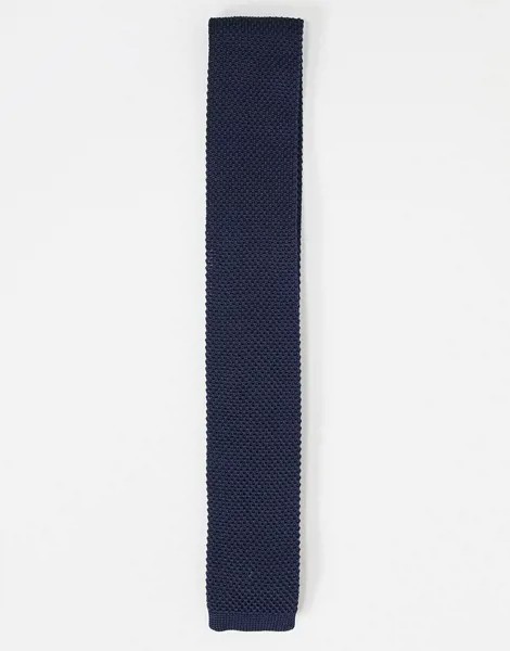 Однотонный галстук French Connection-Темно-синий