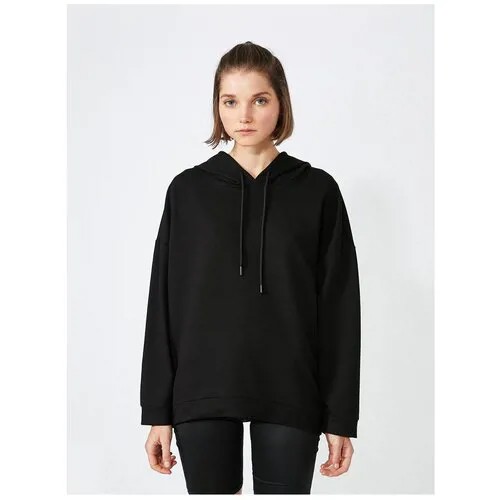 Свитшот KOTON 2KAL68430IK999, черный, XS