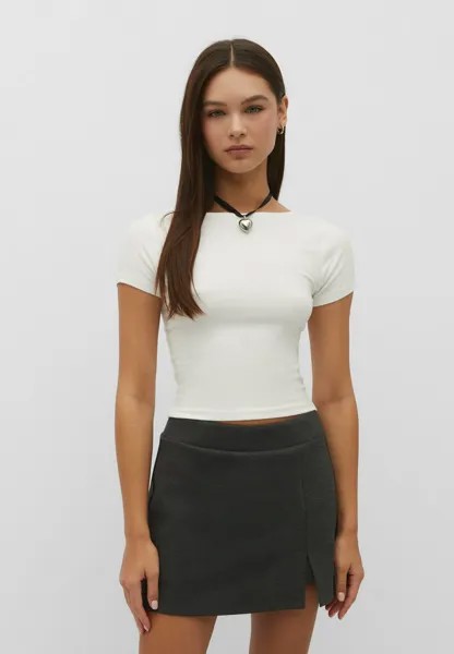 Юбка-колокольчик Ponte Di Roma Skort Stradivarius, цвет dark grey