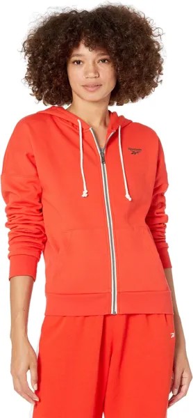 Толстовка Reebok Training Essentials Fleece Full Zip, цвет Instinct Red