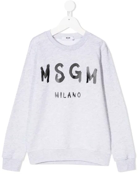 MSGM Kids толстовка с логотипом