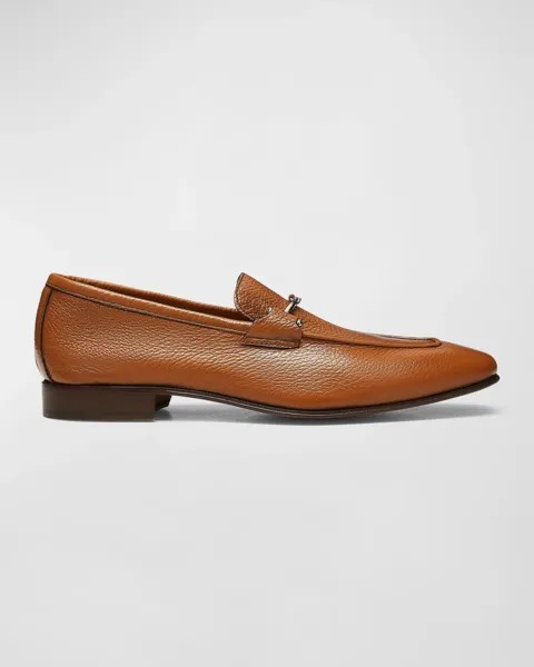 Мужские кожаные лоферы Jackson Donald Pliner, цвет Cognac