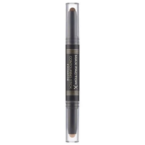 Max Factor Тени-карандаш для век Eyeshadow Contouring Stick 002 amber brown & warm taupe
