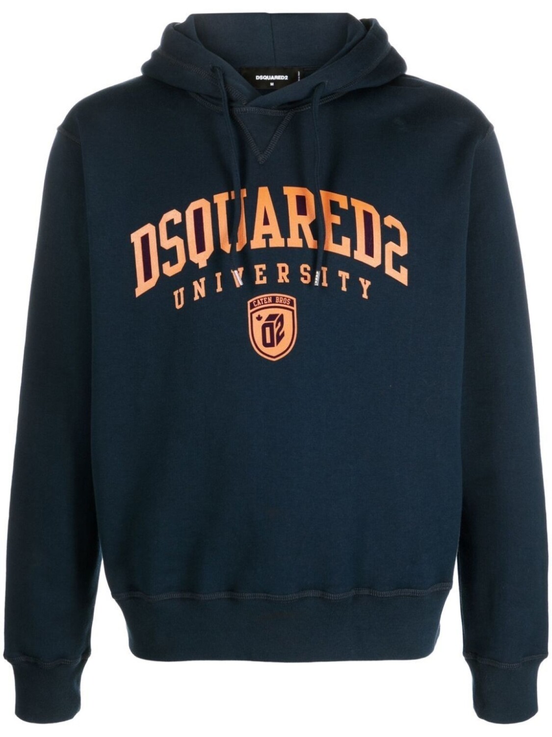 Dsquared2 худи с кулиской и принтом University, синий