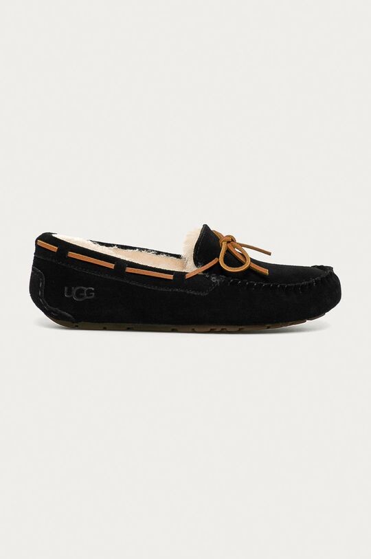 Замшевые тапочки Dakota Ugg, черный