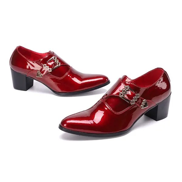 Туфли-оксфорды мужские из натуральной кожи, итальянские классические, красные синие фиолетовые, свадебная обувь, обувь для вечерние НКИ, Фо...
