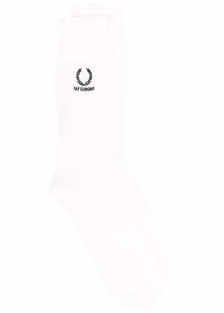 Raf Simons X Fred Perry носки с вышитым логотипом